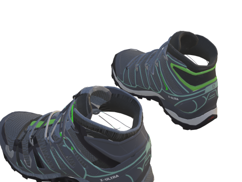 High Performance Shoes Footwear Modelo 3D