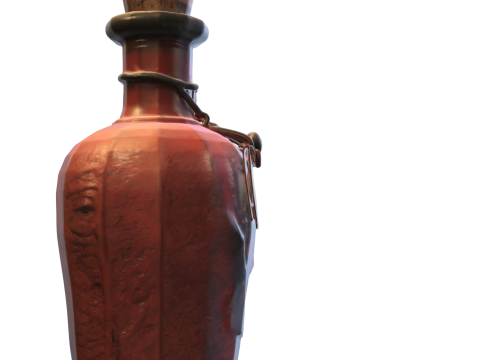 Cursed Demon Potion Bottle Modello 3D