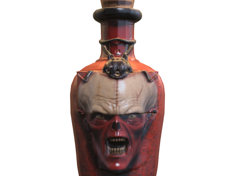 Cursed Demon Potion Bottle Modello 3D