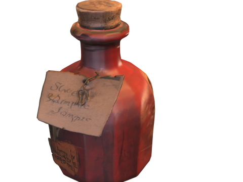 Vampire Curse Potion Bottle 3D Модель