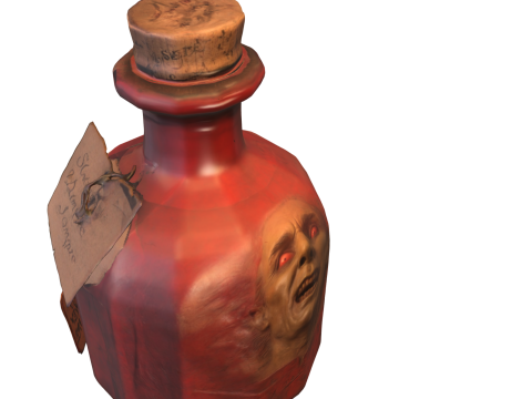 Vampire Curse Potion Bottle 3D Модель