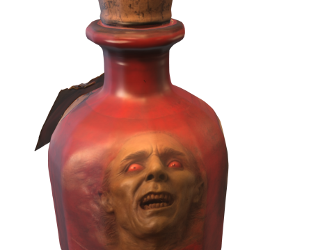 Vampire Curse Potion Bottle 3D Модель