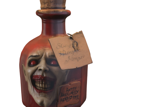 Vampire Curse Potion Bottle 3D Модель