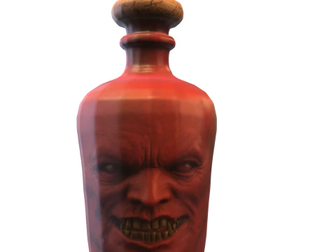 D&auml;monische Vampir-Elixierflasche 3D Modell