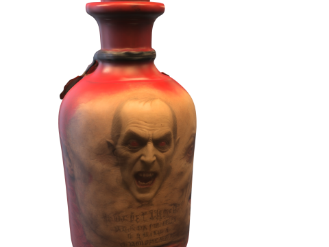 Halloween Vampire Potion Bottle 3D-Modell