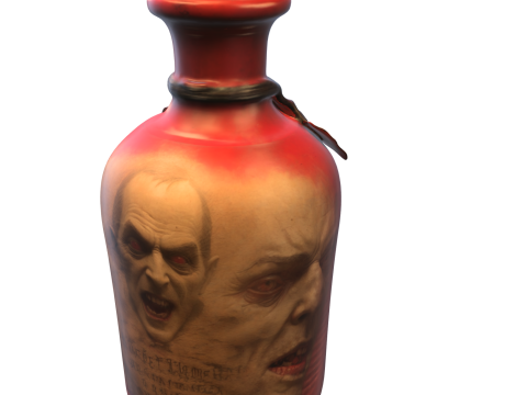 Halloween Vampire Potion Bottle 3D-Modell