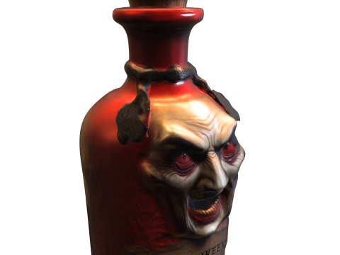 Halloween Vampire Potion Bottle 3D-Modell