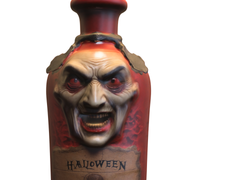 Halloween Vampire Potion Bottle 3D-Modell