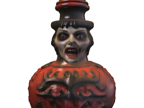Haunted Vampire Clown Bottle 3D Модель