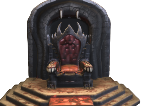 Vampire Throne of Blood 3D Model