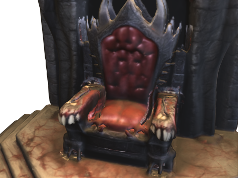 Vampire Throne of Blood Model 3D