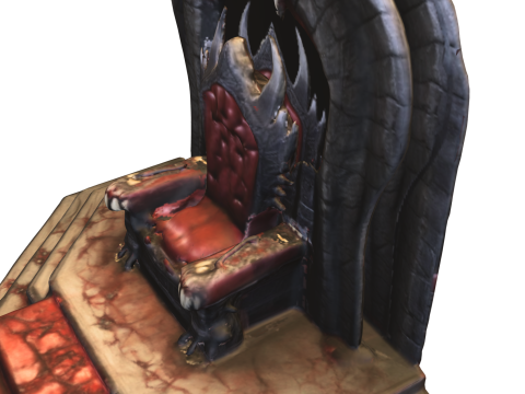 Vampire Throne of Blood Model 3D