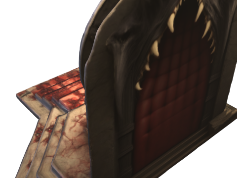Vampire Throne of Blood Model 3D