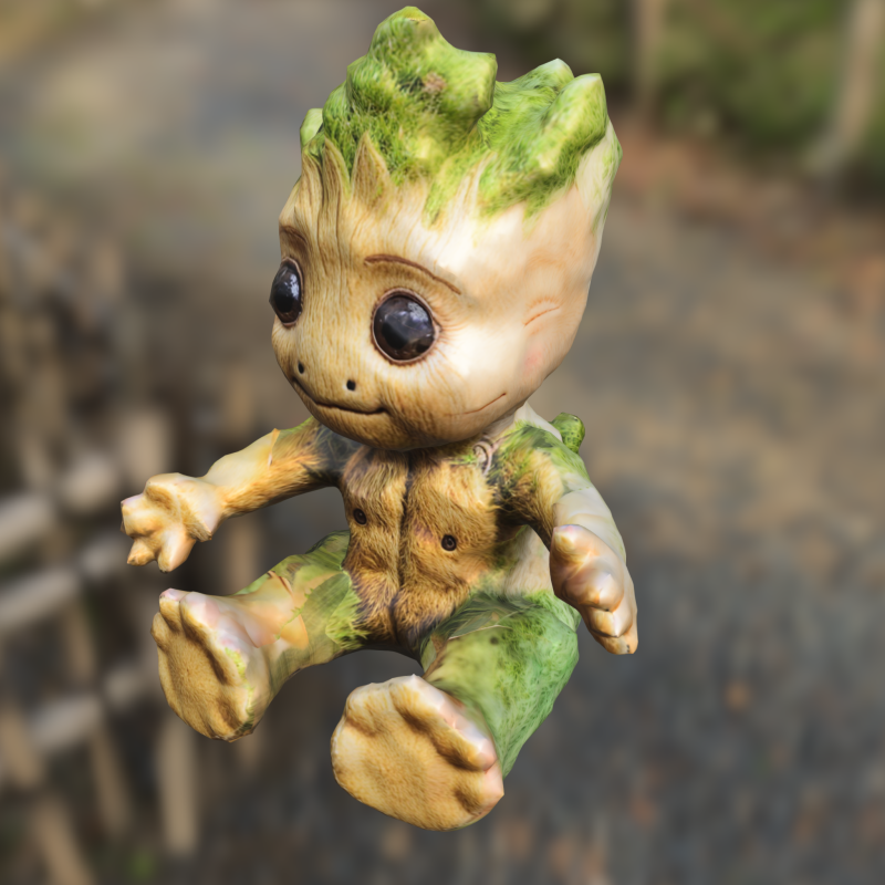 Baby groot 3D 模型 .c4d .max .obj .3ds .fbx .stl .blend 