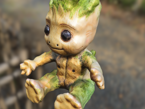 Baby groot 3Dモデル