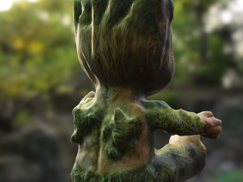 Baby groot 3D 模型