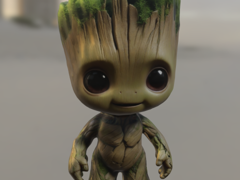 Baby Groot Modelo 3D