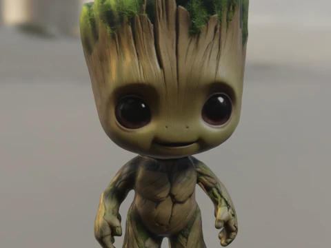Baby Groot 3D Model