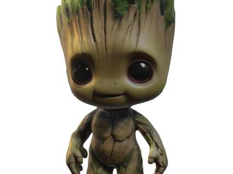 Baby Groot Modelo 3D