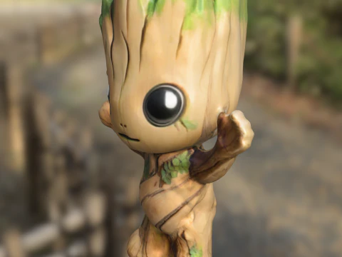 Stylized Baby groot 3D Model