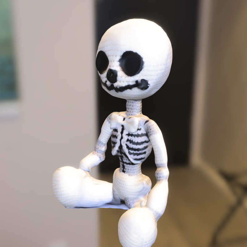 Cartoon Skeleton Plush Modelo 3D .c4d .max .obj .3ds .fbx .stl .blend