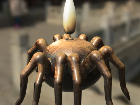 Свічковий павук 3D Модель