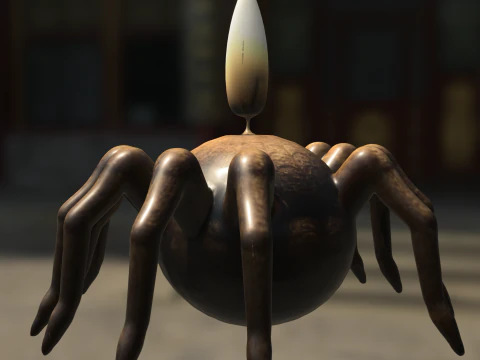 Свічковий павук 3D Модель