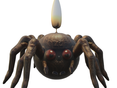 Candle Spider 3Dモデル