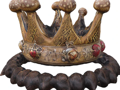 Mushroom Kings Crown 3D Model