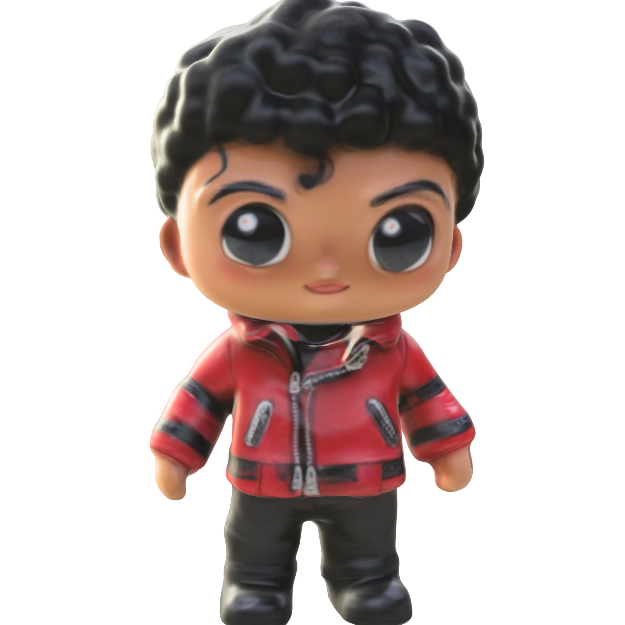 Thriller-Inspired Chibi Boy 3D Model .c4d .max .obj .3ds .fbx .stl .blend