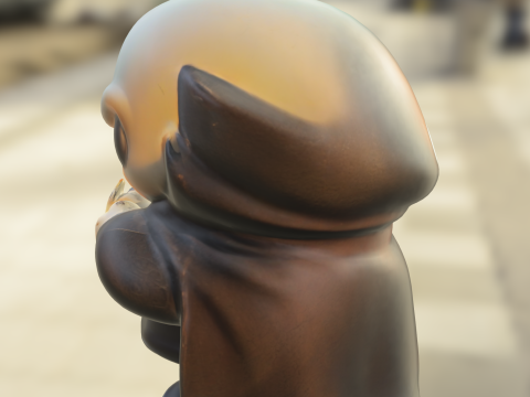 Fester plush Chibi 3Dモデル