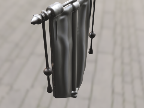 Spartan Honor Banner Modelo 3D