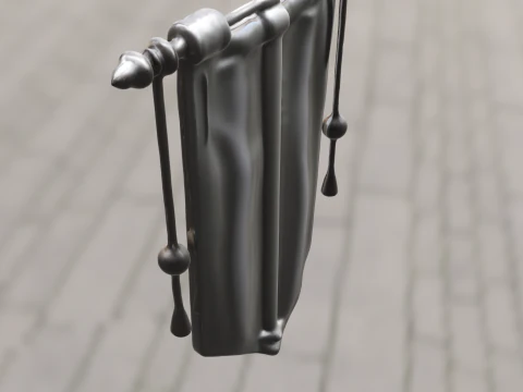 Spartan Honor Banner 3D Model