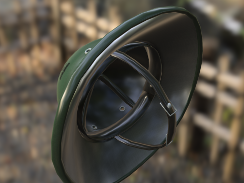 Vintage Military Pith Helmet 3Dモデル