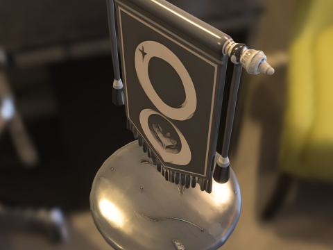 Clan Lycan Banner 3D 모델