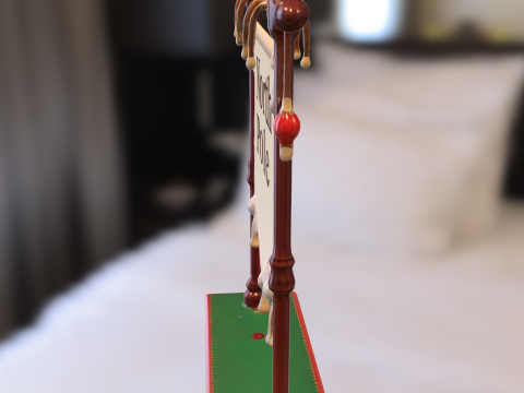 North Pole Sign 3D Model