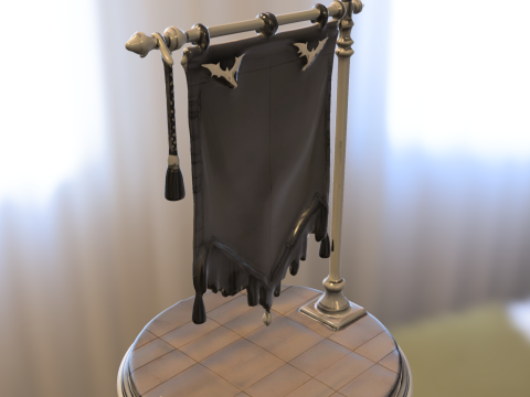 Vampire Clan Banner 3D 모델