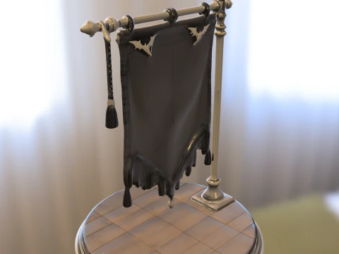 Vampire Clan Banner 3D Model