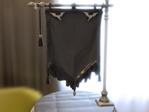 Vampire Clan Banner 3D 모델