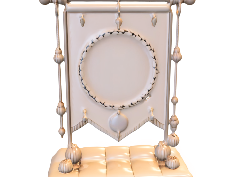 Royal Crest Banner 3D Model