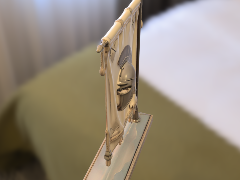 Spartan War Banner 3D 模型