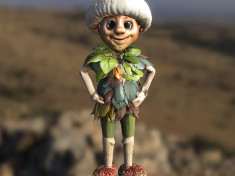 Forest Gnome Modelo 3D