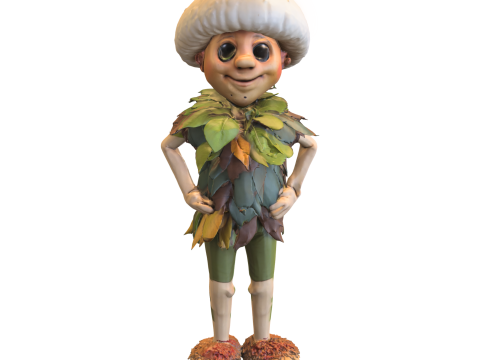 Forest Gnome 3D 모델