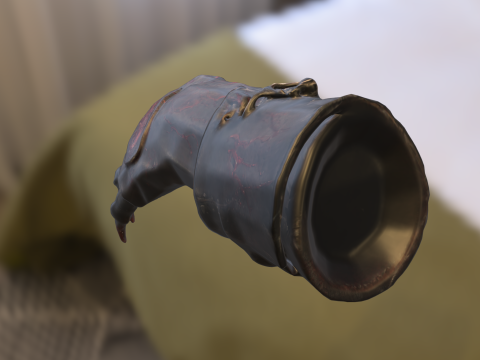 Demonic Clawed Hand with Battle 3D Modell