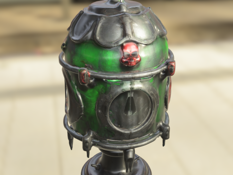 Post Apocalyptic Reactor Core 3D Modell