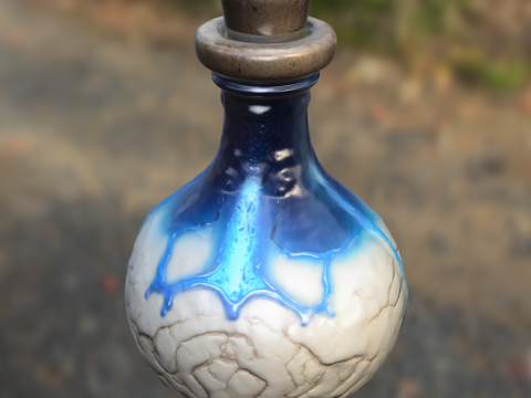 Mystic Brain Elixir Bottle Modelo 3D