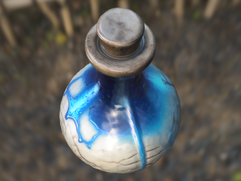 Mystic Brain Elixir Bottle Modelo 3D