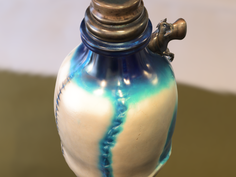 Stitched Flesh Potion Bottle 3D Model