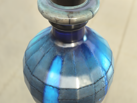 Arcane Core Vial Magical Energy Bottle 3D 모델