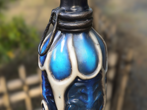 Eldritch Essence Bottle Model 3D